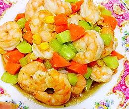 虾仁可以炒角瓜吃吗视频,家常美味新尝试